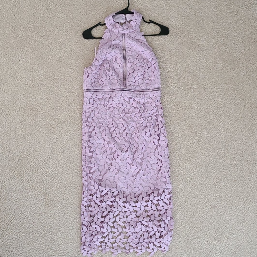 Bardot Lilac Cocktail Dress